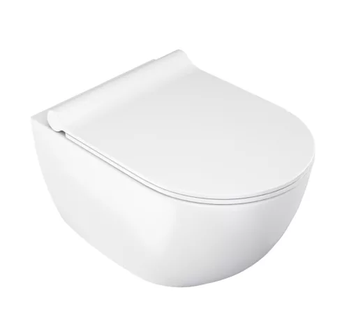 Uni Chrome WC Rim fehér