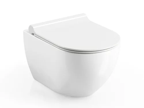 Uni Chrome WC Slim ülőke fehér