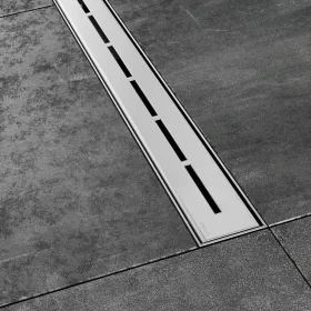 OZ Ravak Runway 75 zuhanyfolyóka rozsdamentes acél
