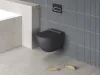 Uni Chrome WC RimOff fekete