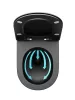 Uni Chrome WC RimOff fekete