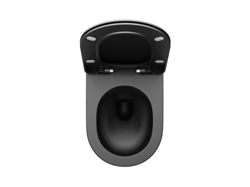 Uni Chrome Flat WC ülőke fekete