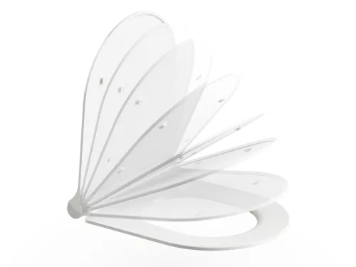 Uni Chrome Flat WC ülőke fekete