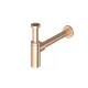 Krómozott teleszkópos mosdószifon rose gold