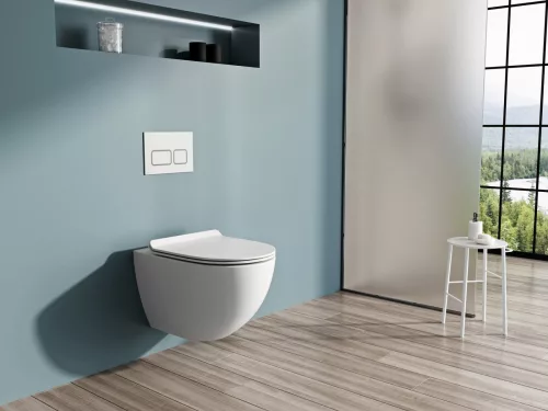 Vita WC slim ülőke, fehér