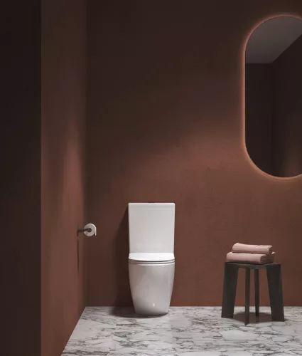 Optima RimOff monoblokkos WC fehér