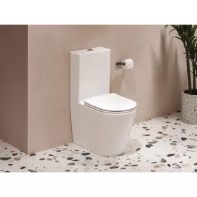 Elegant RimOff monoblokkos WC fehér