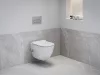 WC Uni Chrome RimOff és bidé fúvókával, fehér