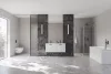 WC Uni Chrome RimOff és bidé fúvókával, fehér