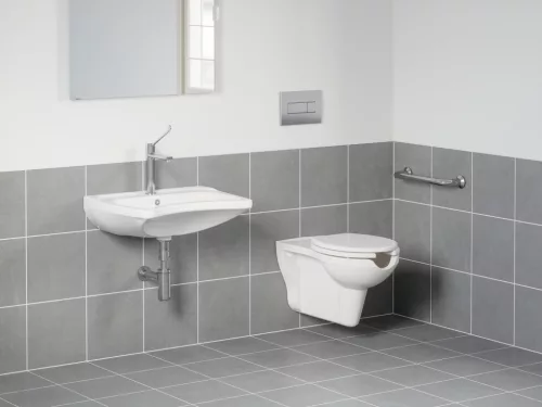 Safe Rim fali WC szett, fehér