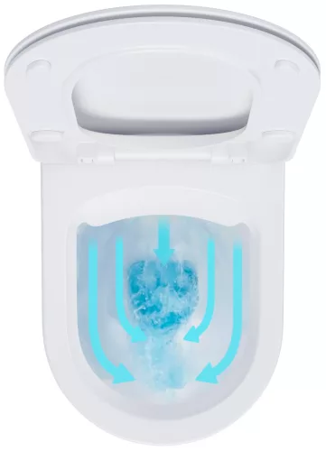 Endo RimOff fali WC, fehér
