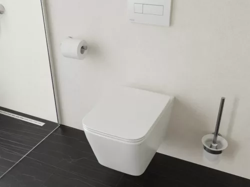 Classic II/Natural RimOff fali WC szett, fehér