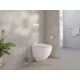 Chrome AquaSpin fali WC, ülökével, fehér