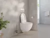 Chrome AquaSpin fali WC, ülökével, fehér