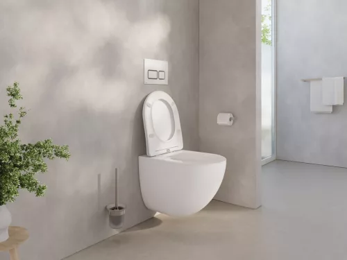 Chrome AquaSpin fali WC, ülökével, fehér