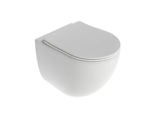 Chrome AquaSpin fali WC, ülökével, fehér