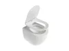 Chrome AquaSpin fali WC, ülökével, fehér