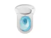 Chrome AquaSpin fali WC, ülökével, fehér