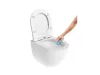 Chrome AquaSpin fali WC, ülökével, fehér