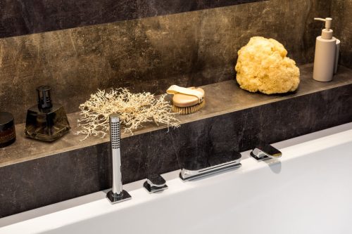 Chrome kádperemre szerelhető vízesés csaptelep CR 025.00CR, króm