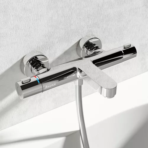Termo 300 termosztátos fali kádcsaptelep 150 mm TE 023.00CR, króm