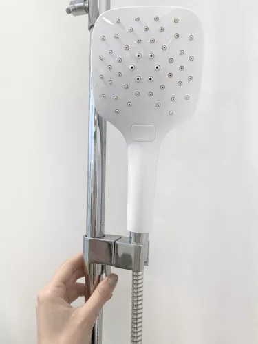 Termo 300 zuhanyoszlop termosztátos csapteleppel TE 093.00CR/WH, króm/fehér