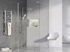 Termo 300 zuhanyoszlop termosztátos csapteleppel TE 093.00CR/WH, króm/fehér