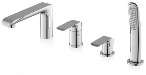 Flat kádperemr csaptelep szett FL 026.00CR, króm