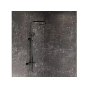   10° Free Termosztátos zuhanyoszlop TD F 091.20BLM, matt fekete