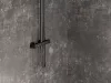 10° Free Termosztátos zuhanyoszlop TD F 091.20BLM, matt fekete