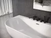 Flat kádperem csaptelep szett FL 026.20BLM, matt fekete