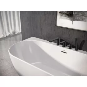 Flat kádperem csaptelep szett FL 026.20BLM, matt fekete