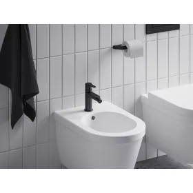 Puri bidécsaptelep leeresztővel PU 055.20BLM, matt fekete