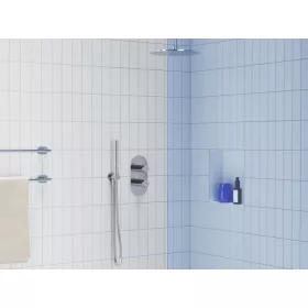   Espirit falba süllyesztett termosztátos csaptelep, kétutas, beslő egység nélkül ES 063.00CR.O2.RB07C, króm