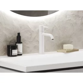   Espirit álló mosdócsaptelep 190 mm leeresztő nélkül ES 012.10WV, White Velvet