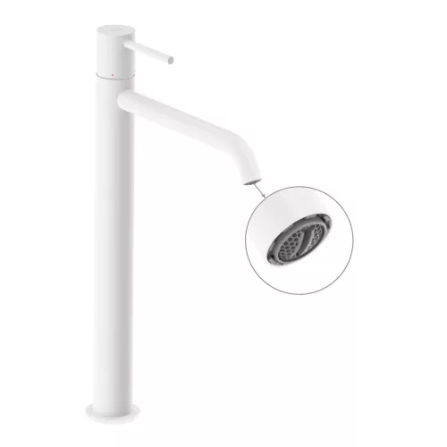 Espirit álló mosdócsaptelep 340 mm leeresztő nélkül ES 015.10WV, White Velvet