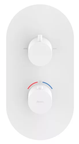 Espirit falba süllyesztett termosztátos csaptelep, kétutas, beslő egység nélkül ES 063.10WV.O2.RB07C, White Velvet