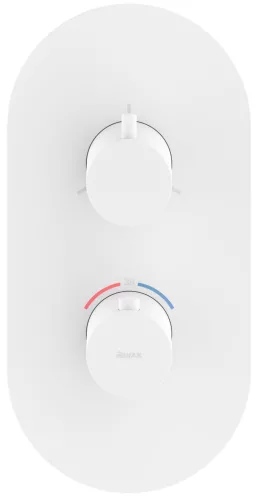 Espirit termosztátos falba süllyesztett csaptelep, háromutas, belső egység nélkül ES 067.10WV.O3.RB07C, White Velvet