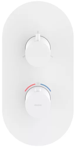 Espirit termosztátos falba süllyesztett csaptelep, háromutas, belső egység nélkül ES 067.10WV.O3.RB07C, White Velvet