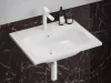 Eleganta álló mosdócsaptelep 170 mm leeresztő nélkül EL 012.10WV, White Velvet