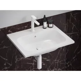   Eleganta álló mosdócsaptelep 170 mm leeresztő nélkül EL 012.10WV, White Velvet
