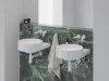 Eleganta falba süllyesztett mosdócsaptelep belső egység nélkül EL 019.10WV.O1.RB07B, White Velvet