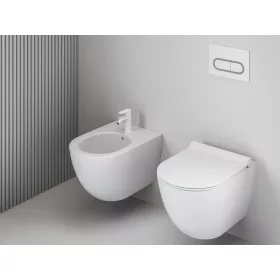   Eleganta álló bidécsaptelep 130 mm leersztő nélkül EL 056.10WV , White Velvet