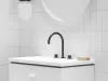 Espirit álló mosdócsaptelep, 3 furatos 270 mm leeresztő nélkül ES 018.20BLM, matt fekete