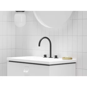   Espirit álló mosdócsaptelep, 3 furatos 270 mm leeresztő nélkül ES 018.20BLM, matt fekete