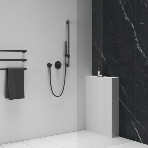 Espirit falba szüllyesztett csaptelep, egyutas, belső egységgel ES 062.20BLM.O1, matt fekete