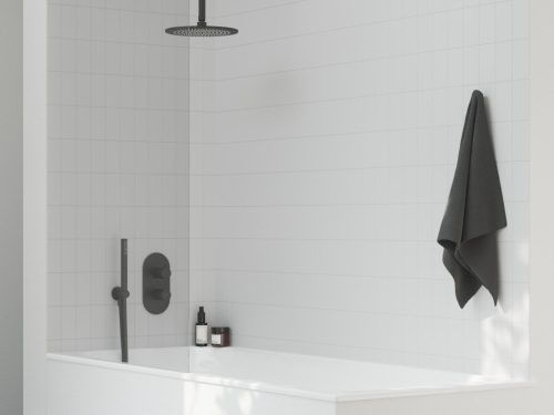 Espirit termosztátos falba süllyesztett csaptelep, háromutas, belső egység nélkül ES 067.20BLM.O3.RB07C, Black Matt