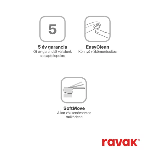 Eleganta fali kádcsaptelep zuhanyszett nélkül EL 022.20BLM, matt fekete