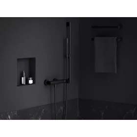   Eleganta fali zuhanycsaptelep szett nélkül EL 032.20BLM, matt fekete