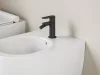 Eleganta álló bidécsaptelep 130 mm leersztő nélkül EL 056.20BLM, matt fekete